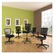 Alera Elusion Series Mesh Stool with 22.6 in. to 31.6 in. Seat Height - Black